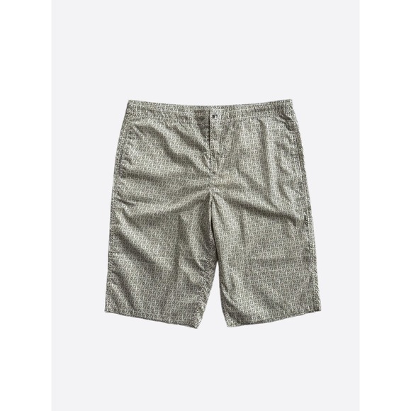 Fendi Brown & White FF Logo Swimshorts - Picture 1 of 8